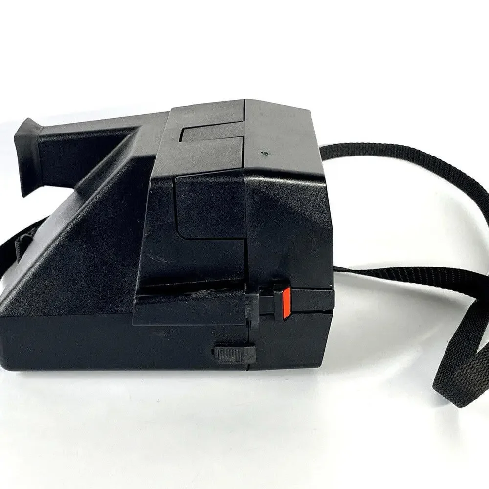 Vintage Polaroid SUPERCOLOR 635CL Camera Rainbow Stripe w/ Strap Untested‎